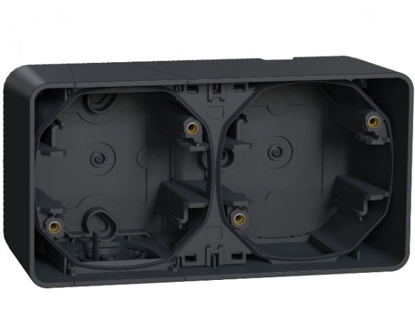 Kiemelőkeret 2-es v grafit IP55 (vizszin