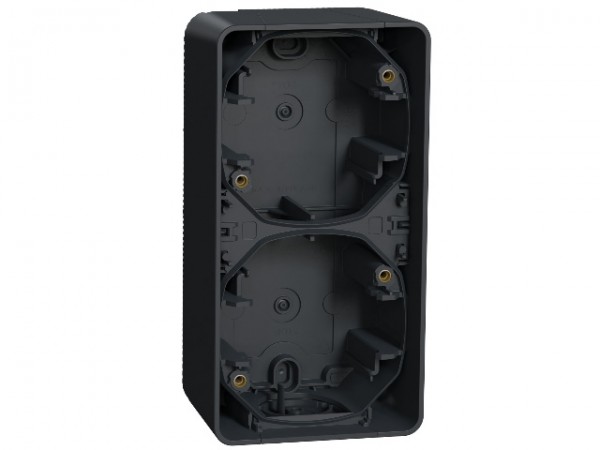 Kiemelőkeret 2-es f grafit IP55 (függőle