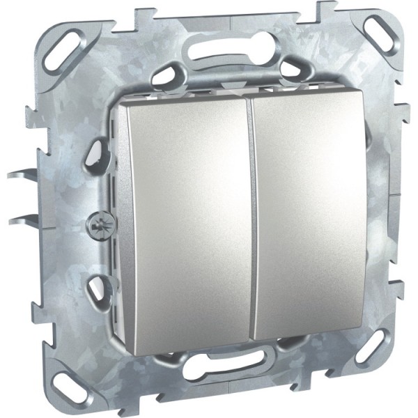 Kapcsoló s 2xváltó alumínium