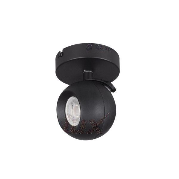 Lámpatest GU10 35W fekete GALOBA