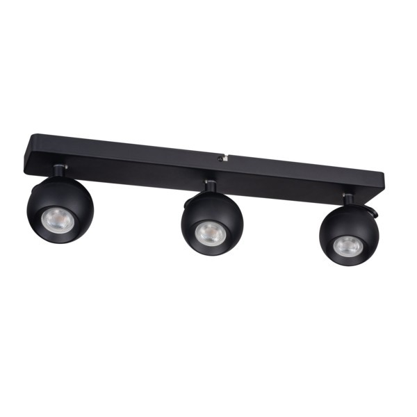 Lámpatest GU10 35Wx3 fekete GALOBA