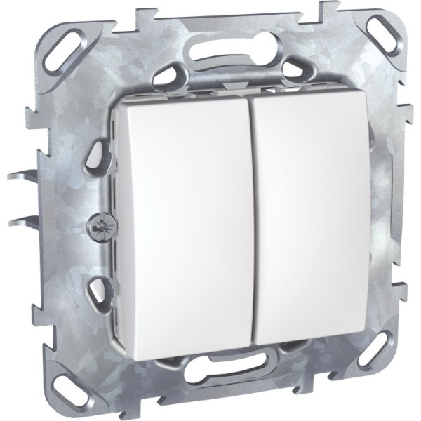 Kapcsoló s 2xváltó fehér