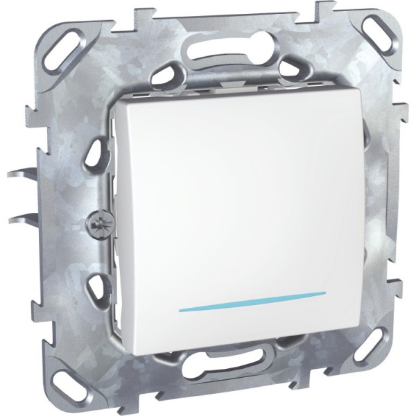 Kapcsoló s váltó+glimm fehér