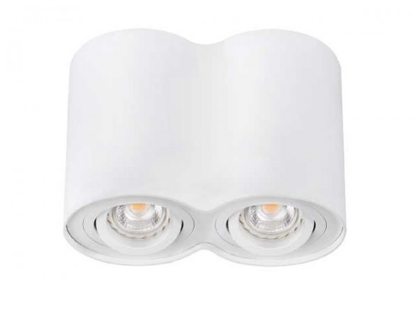 Lámpatest GU10 35Wx2 fehér BORD