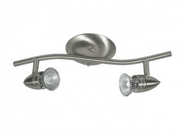 Lámpatest GU10 50Wx2 matt króm MOLI