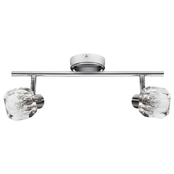 Lámpatest G9 40Wx2 króm GLASO