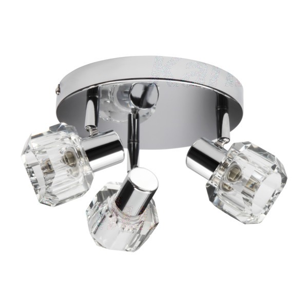 Lámpatest G9 40Wx3 króm GLASO