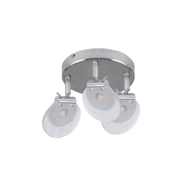 Lámpatest LED 6Wx3 króm SILMA