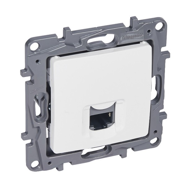 Dugalj s 1xRJ45 FTP CAT6 fehér