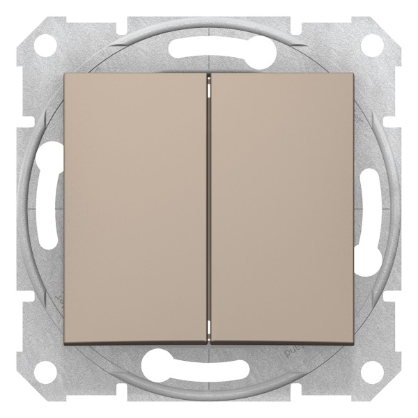 Kapcsoló s csillár titán