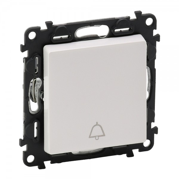 Kapcsoló s 1p+nyomó+CSJ fehér