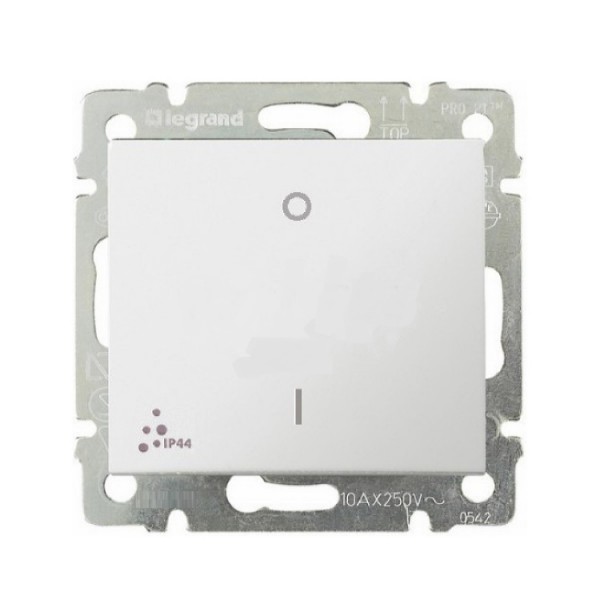 Kapcsoló s 2p fehér IP44