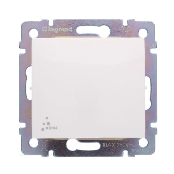 Kapcsoló s kereszt fehér IP44