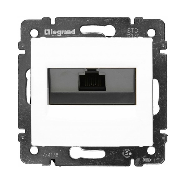 Dugalj s RJ45 UTP CAT5E 8p fehér csav.rö