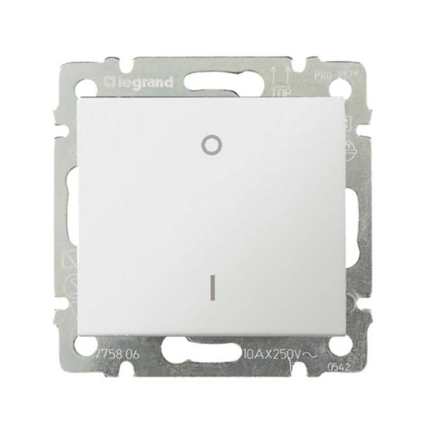 Kapcsoló s 2p fehér