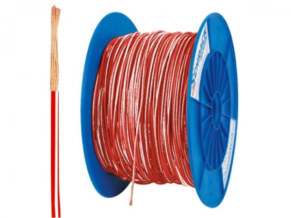 1x0,75 vezeték CU s piros-fehér