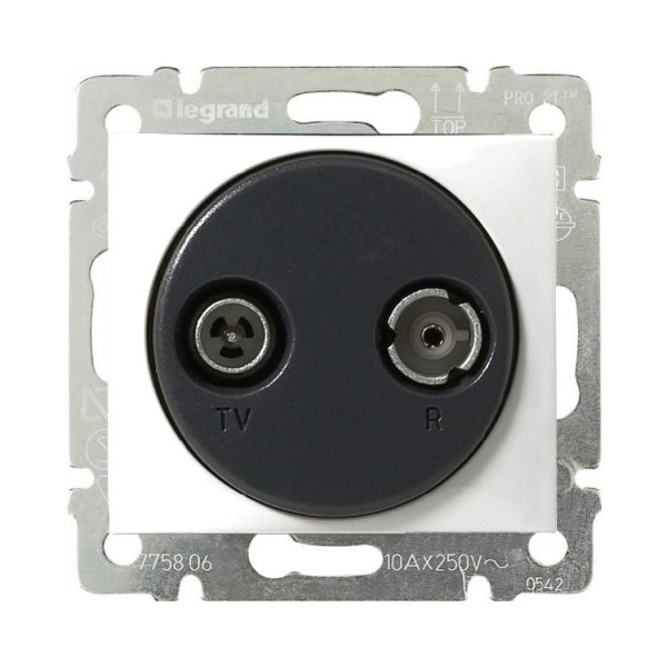 Dugalj s TV-RD végzáró 10dB fehér