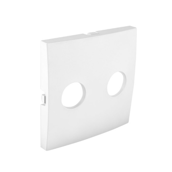Hangszórócsatlakozó fedlap fehér
