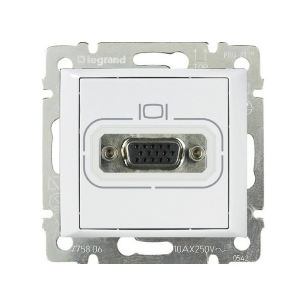 Dugalj s VGA HD15 fehér